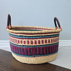 Handwoven Bolga Basket